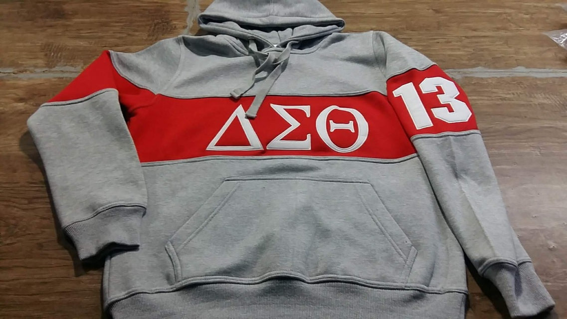 Grey Sorority Hoodie - Delta Sigma Theta