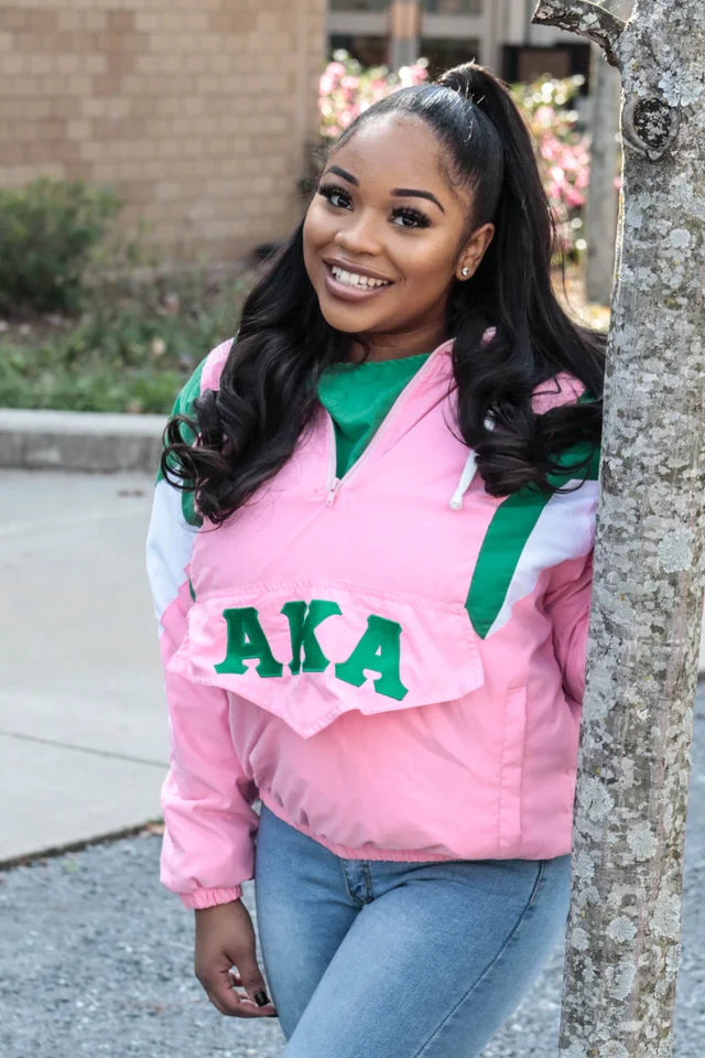 Pink Vintage Inspired Starter jacket