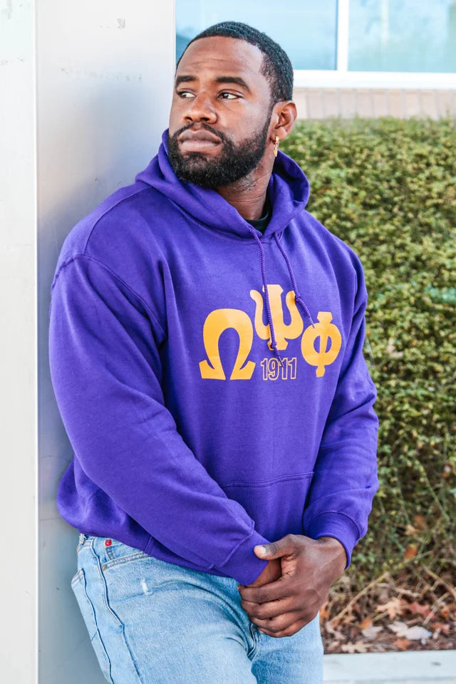 Purple and Gold Classic Hoodie