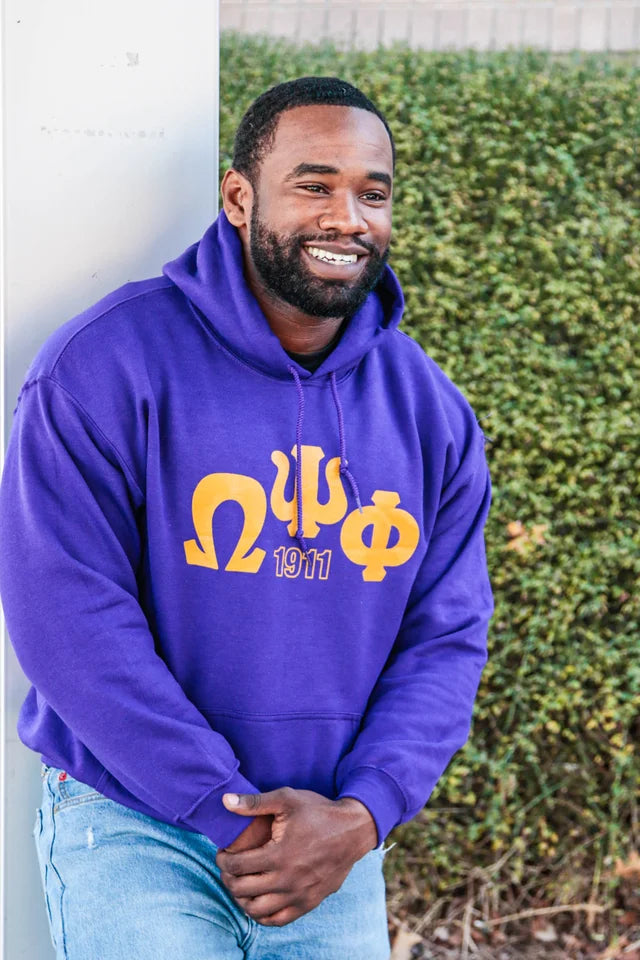 Purple and Gold Classic Hoodie