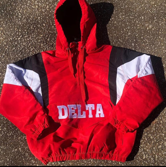 Red/Black Vintage Inspired Starter jacket