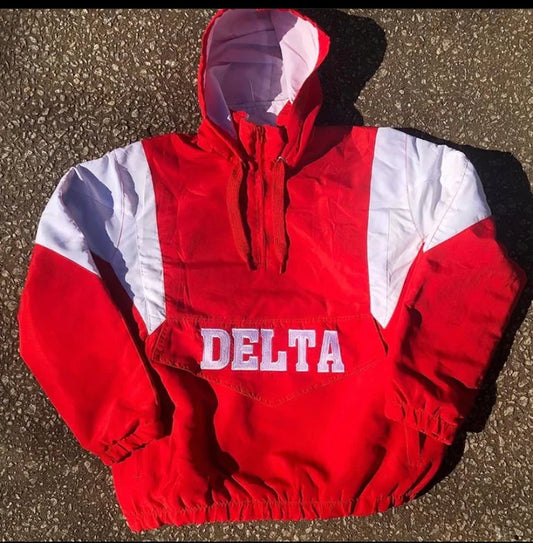Red/White Vintage Inspired Starter jacket