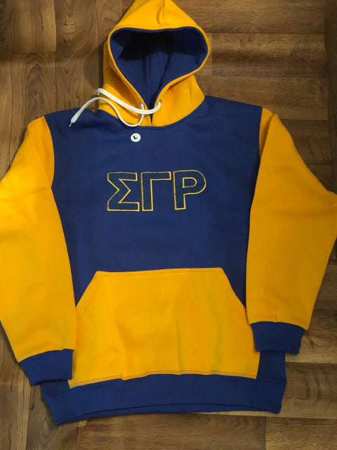 SGRHO color blocking hoodie