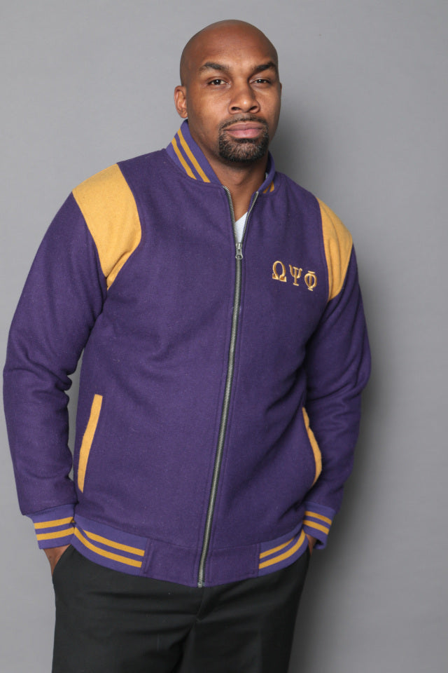Varsity purple and Gold