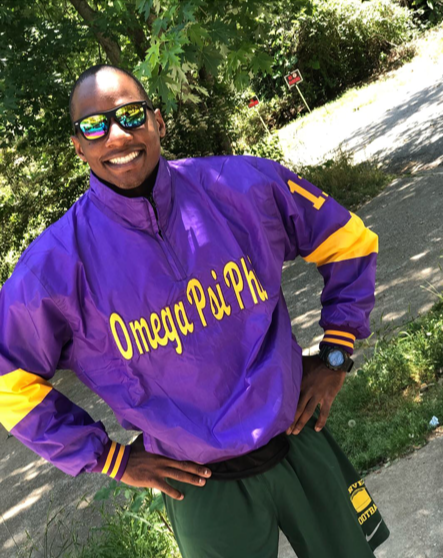 Vintage Windbreaker Pullover - Omega Psi Phi