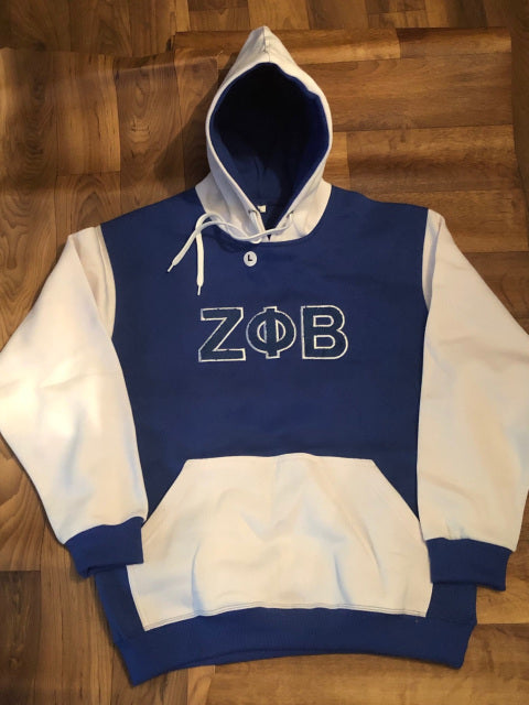 zeta color blocking hoodie