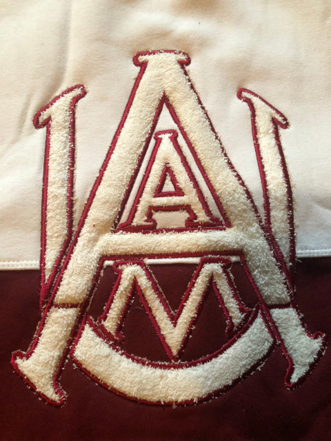 AAMU inspired half and half sweater