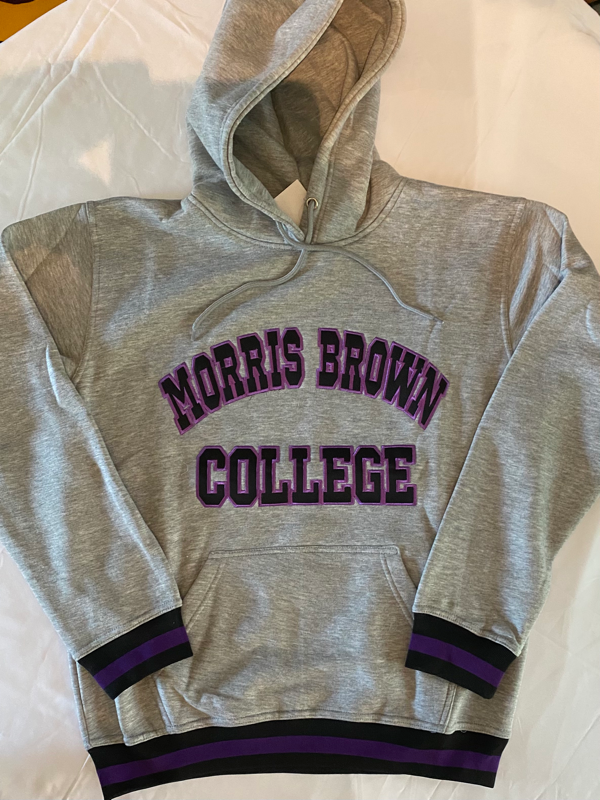 Cozy Grey Morris Brown hoodie