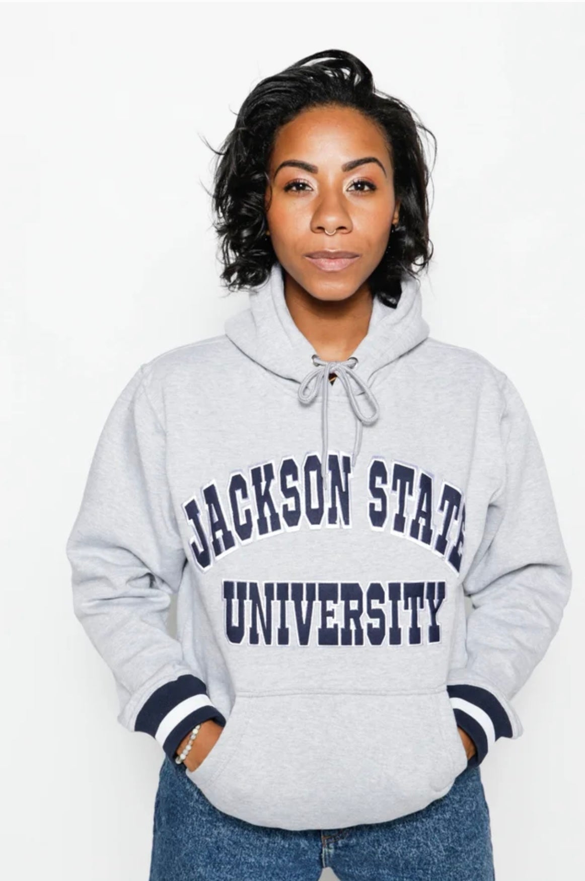 Cozy Grey Jackson State hoodie